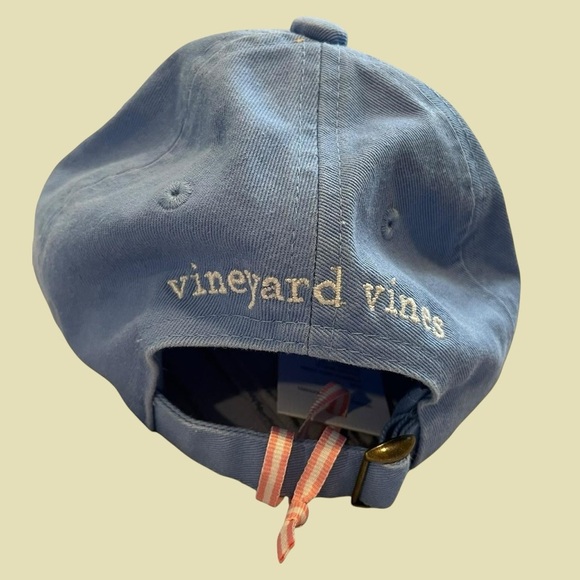 NWT kids Vineyard Vines Soccer Whale Baseball Hat In Hydrangea - Picture 4 of 6